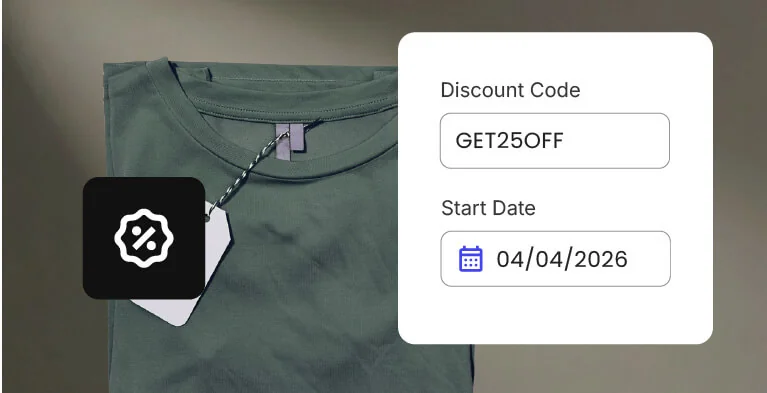 Manage discounts and promotions with ease